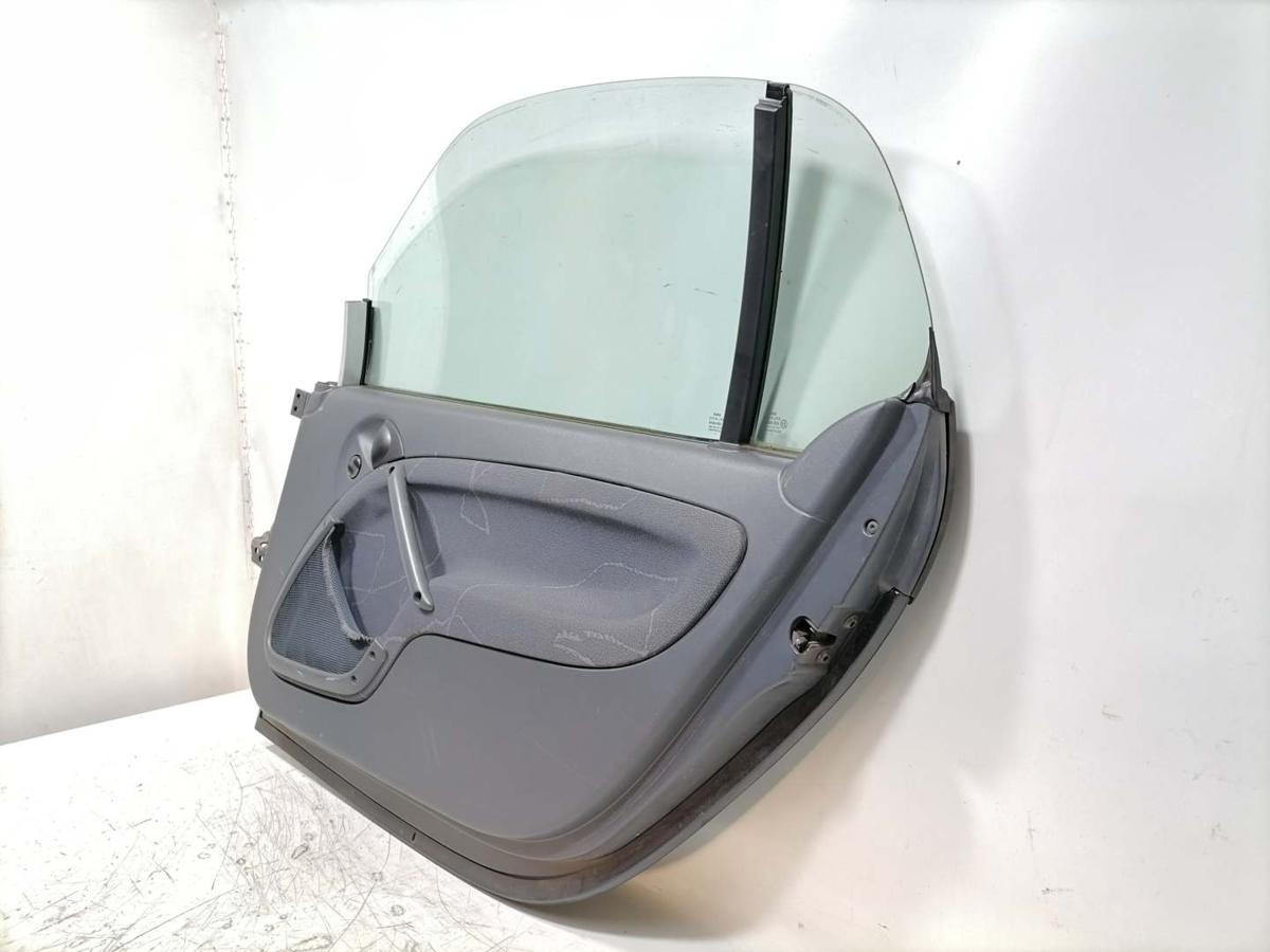 Smart ForTwo Coupe 450 original T&uuml;r rechts schwarz Rohbau BJ03